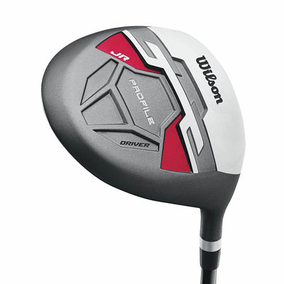 Wilson Profile Complete Small Junior Right Hand Golf Set w/Red Golf Bag (2 Pack)