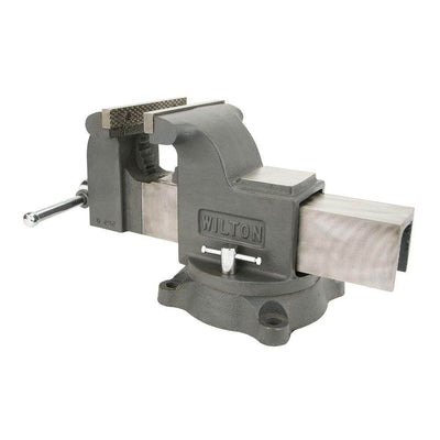 Wilton WS6 6 Inch Steel Swivel Work Bench Vise w/ BASH 4 Pound Sledge Hammer