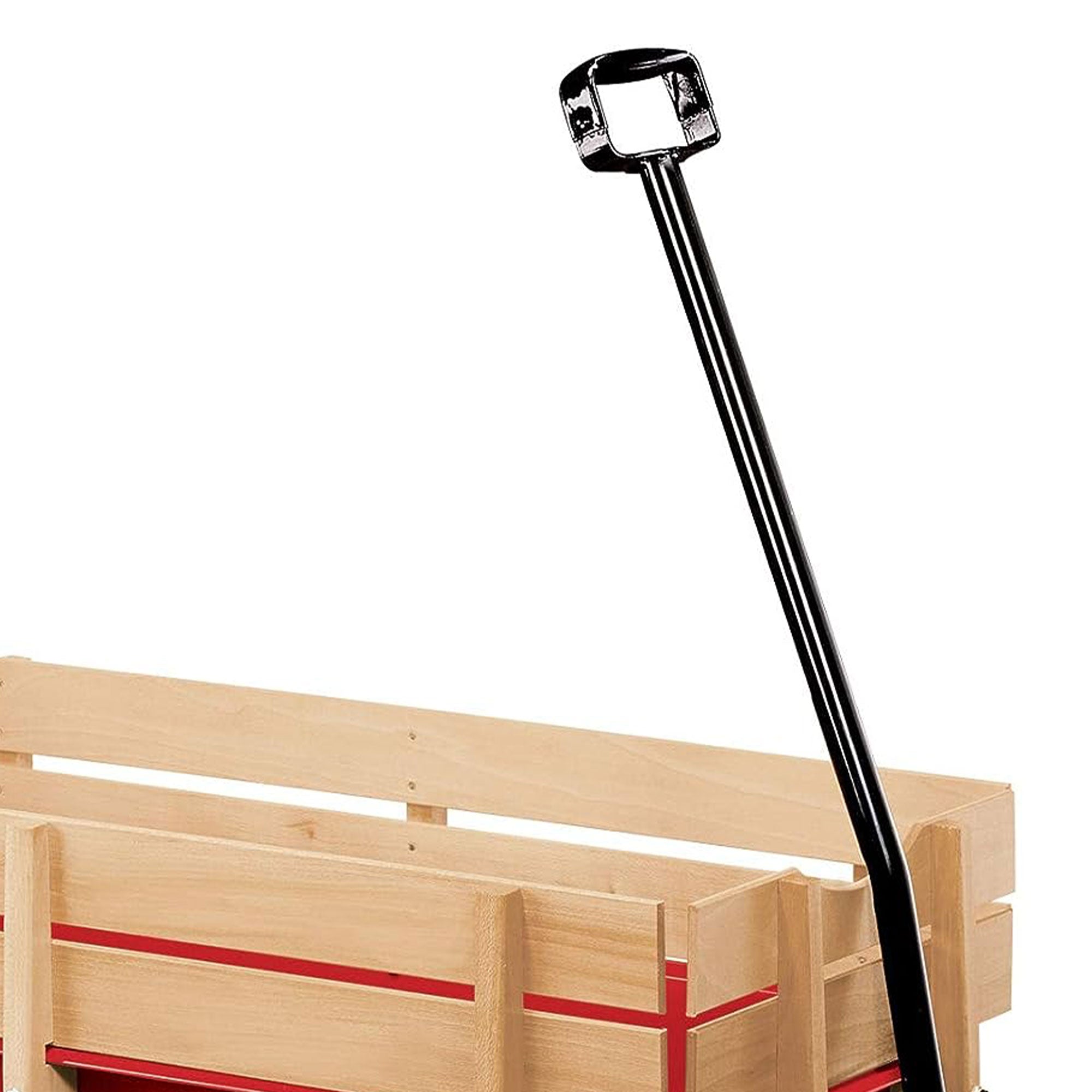 Radio Flyer Full Size Classic Steel and Wood Pull Along Wagon, Red (Open Box) - VMInnovations