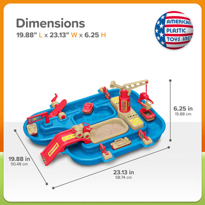 American Plastic Toys APT-16400 Sand and Water Play Set for Ages 1.5 and Up - VMInnovations