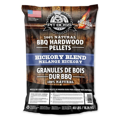 Pit Boss Copperhead 3 Series Wood Pellet Vertical Smoker & 40 Lb Hickory Pellets