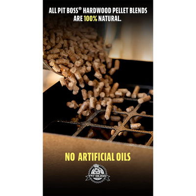 Pit Boss 55433 40 Pound Package BBQ Wood Pellets for Pellet Grill, Apple Flavor