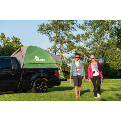 Napier Backroadz Truck Bed 2 Person Tent & AirBedz Truck Bed Air Mattress, Short