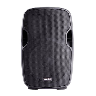 Gemini AS-15BLU Portable 15 Inch Active Powered Bluetooth PA Loudspeaker Speaker