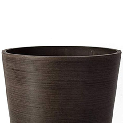 Algreen Valencia 12x18 Inch Round Planter Pot w/ Foxfarm Potting Soil, 2 CuFt - VMInnovations