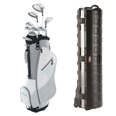 Wilson Ultra Women's Golf Club Set and SKB Cases Hard Plastic Travel Case