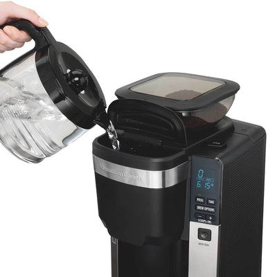 Hamilton Beach 12 Cup Coffee Maker w/ Breakfast Sandwich Maker & Recipe Book