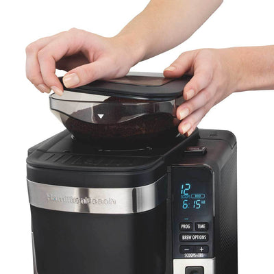 Hamilton Beach 12 Cup Coffee Maker w/ Breakfast Sandwich Maker & Recipe Book