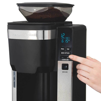 Hamilton Beach 12 Cup Coffee Maker w/ Breakfast Sandwich Maker & Recipe Book