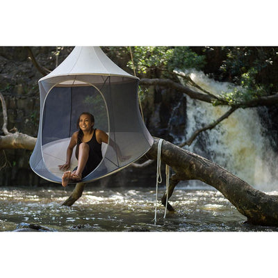TreePod Cabana 5-Foot Tree Hanging Mesh Daybed, Terracotta w/ Net