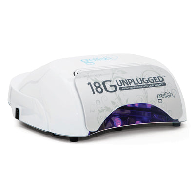 Gelish 18G Unplugged Portable LED Cure Lamp w/Soak Off Gel Nail Polish Basix Kit - VMInnovations
