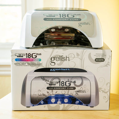 Gelish 18G Plus with Comfort Cure 36 Watt LED Gel Curing Light (Open Box) - VMInnovations
