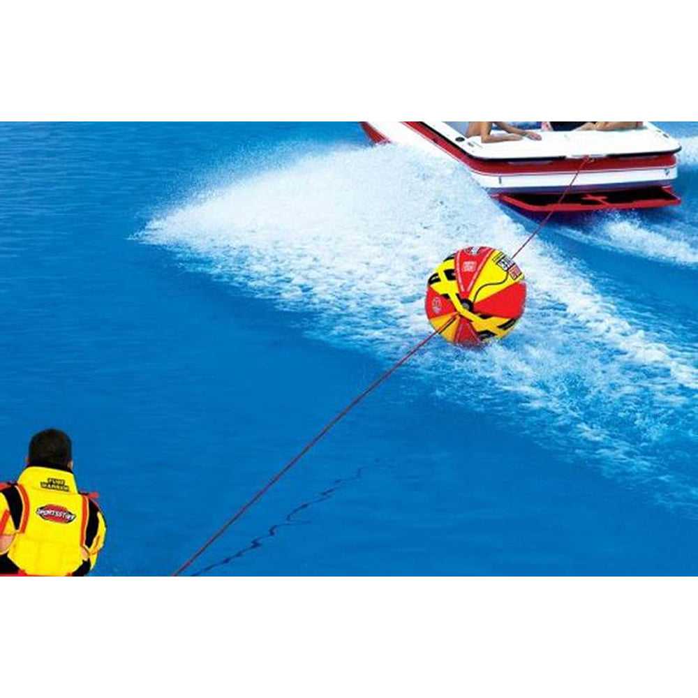 AIRHEAD 3 Triple Rider Lake Tube and Boat Tubing Booster Ball Towing System