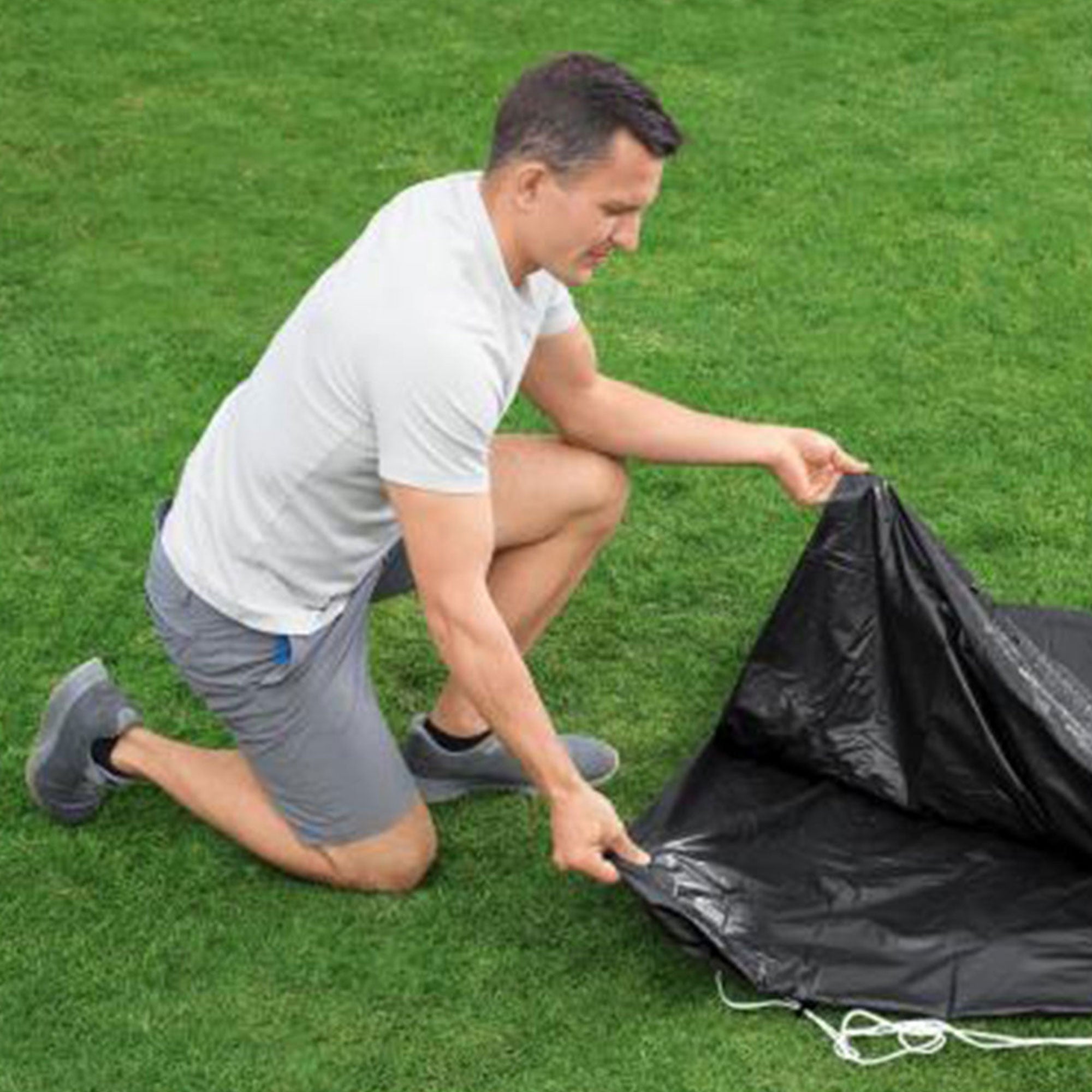 Bestway Round 14' Pool Cover for Above Ground Frame Pools Cover Only(Open Box) - VMInnovations