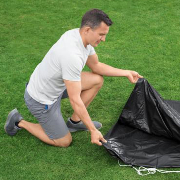 Bestway Flowclear Round 15' Pool Cover for Above Ground Frame Pools (Cover Only)