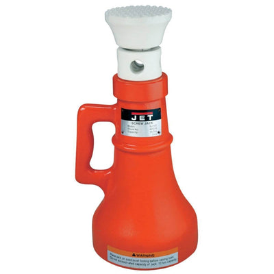 Jet SJ Series 10 Ton Industrial Hydraulic Screw Jack and 5/8 Inch Turning Bar