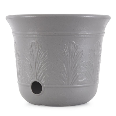 Suncast 300-Foot Heavy Duty 5-Gallon Decorative Garden Hose Pot, Gray (6 Pack)