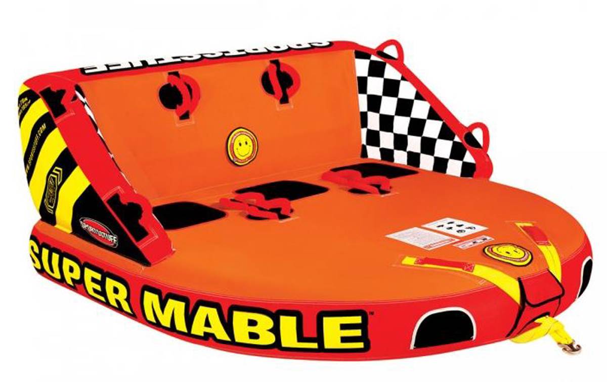 Airhead SPORTSSTUFF Super Mable Triple Rider Lake Boat Towable Tube | 53-2223