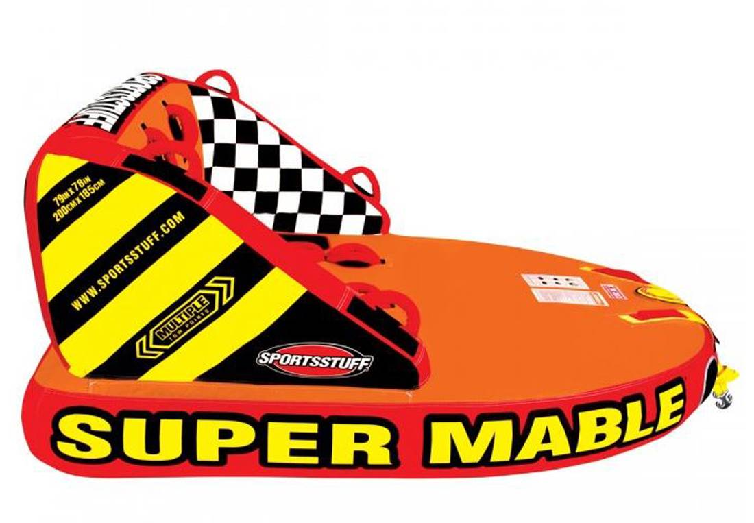 Airhead SPORTSSTUFF Super Mable Triple Rider Lake Boat Towable Tube | 53-2223