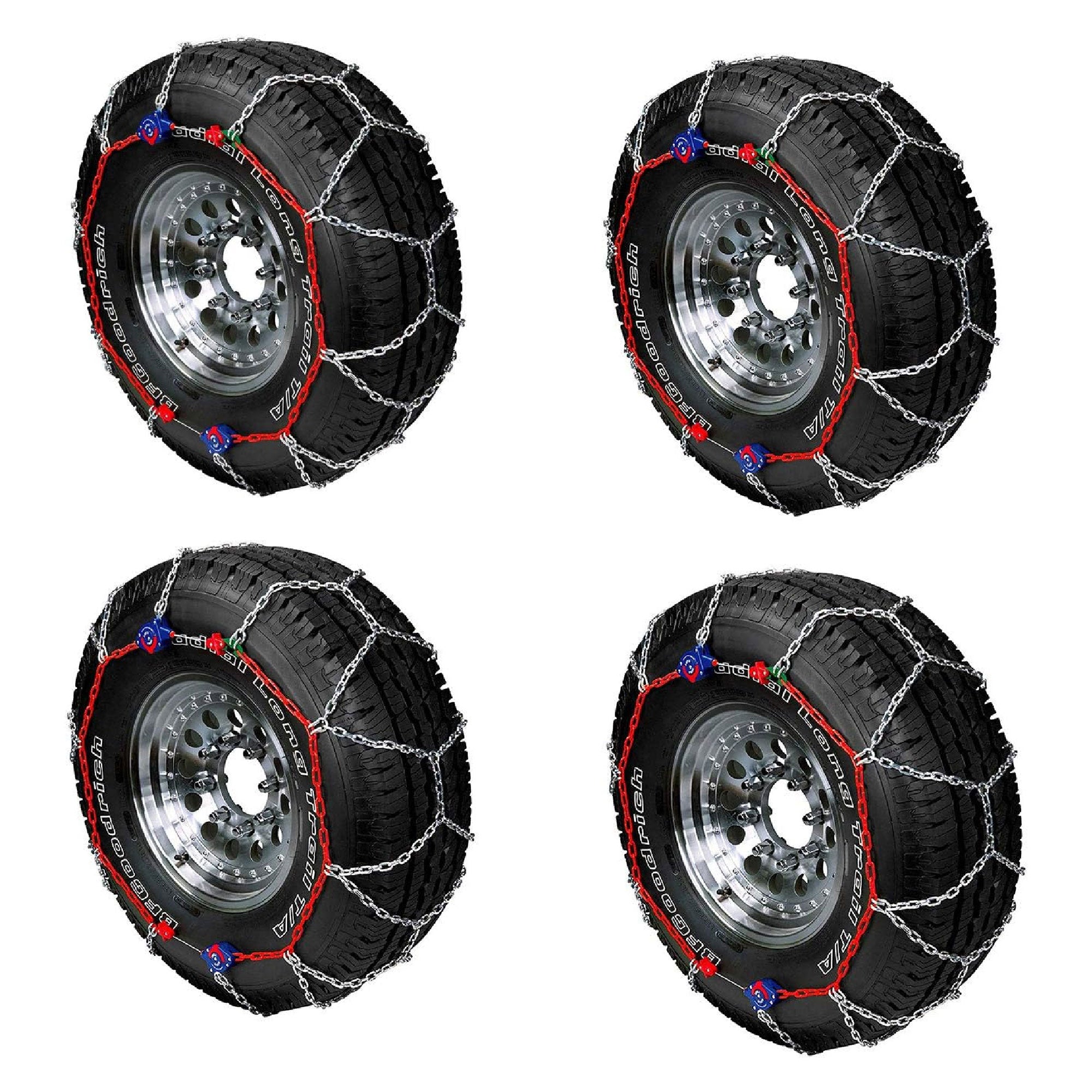 Auto-Trac Series 2300 Pickup Truck/SUV Traction Snow Tire Chains, Pair (2 Pack) - VMInnovations