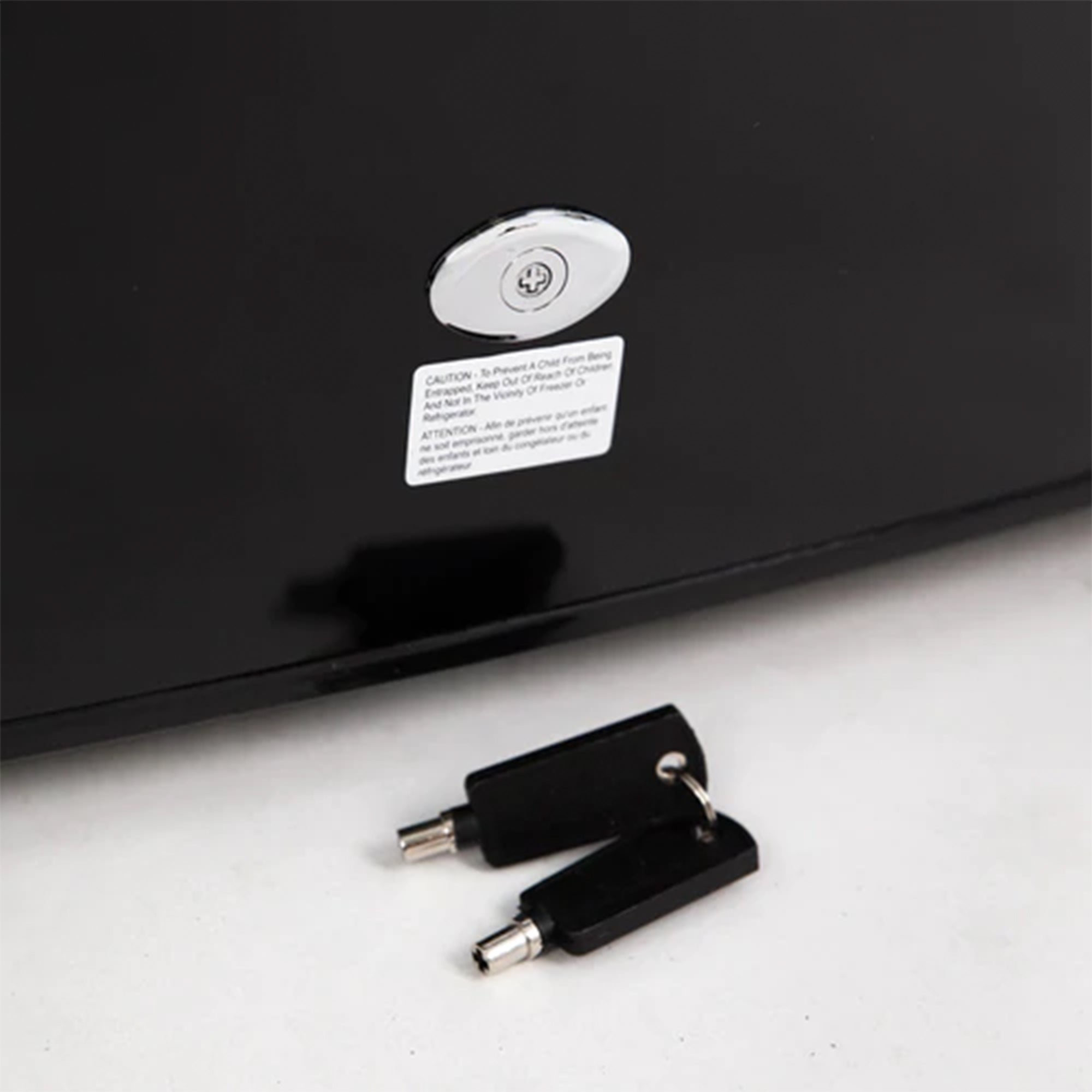 Avanti AR4446B 4.4 Cubic Foot Counter High Mini Fridge & Freezer Combo, Black