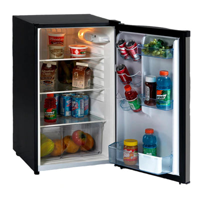 Avanti AR4446B 4.4 Cubic Foot Counter High Mini Fridge & Freezer Combo, Black