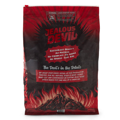Jealous Devil 100 Percent Natural Hardwood Wood Lump Grill Charcoal, 20 Pounds