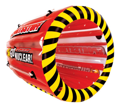 Sportsstuff Gyro Tumbling Towable Boat Tube with Orb 60-Foot Towable Rope Ball
