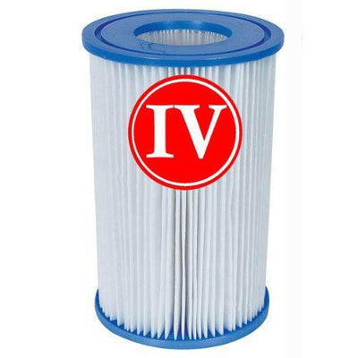 Bestway 24ft x 12ft x 52in Above Ground Pool & Cartridges Type IV/B (6 Pack)