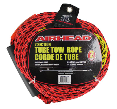 Big Mable 2-Rider Towable Tube & Towable Tube Rope 2 Section With Floater