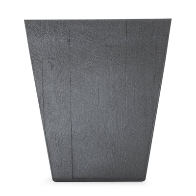 Suncast 16 Inch Farmington Decorative Rustic Wood Finish Garden Planter, Gray - VMInnovations