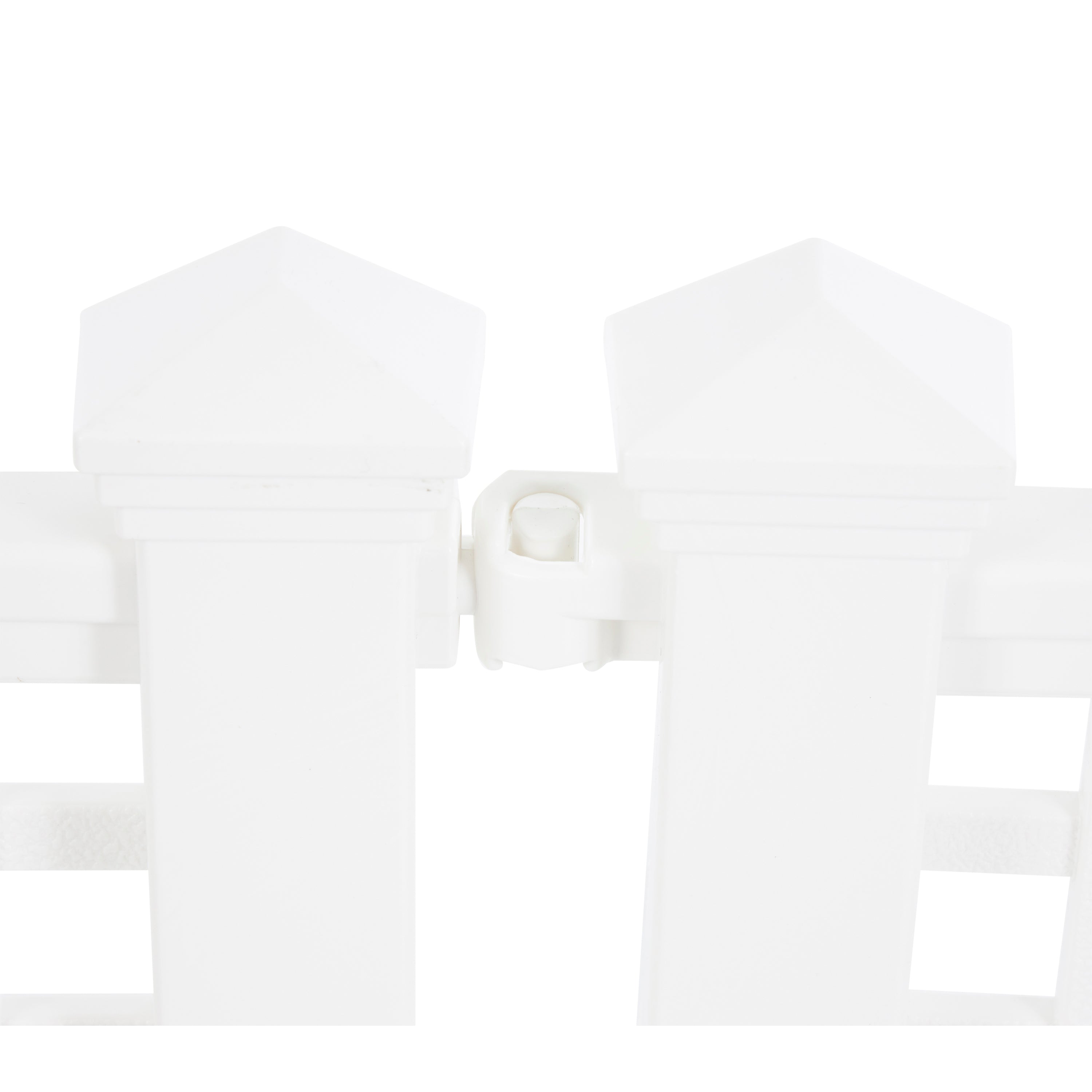Suncast Grand View 14.5 x 24 Inch Resin Yard Garden Border Fence, White (3 Pack) - VMInnovations