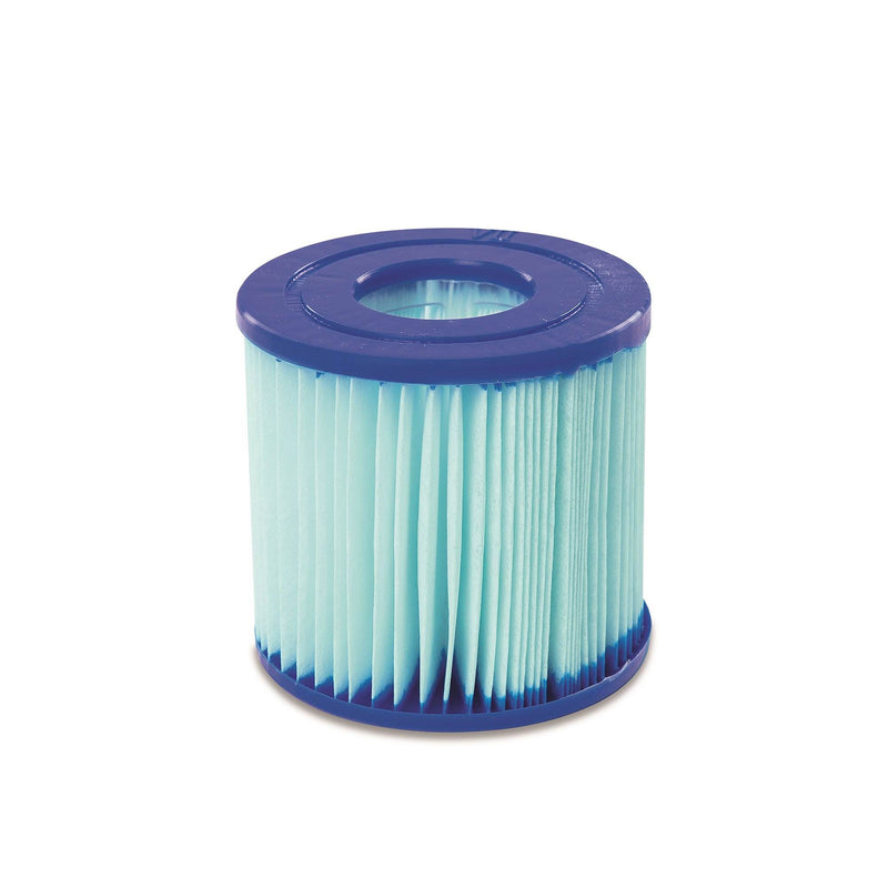 Bestway 58504E Flowclear Antimicrobial Type VII/D Pool Filter Cartridge (4 Pack)