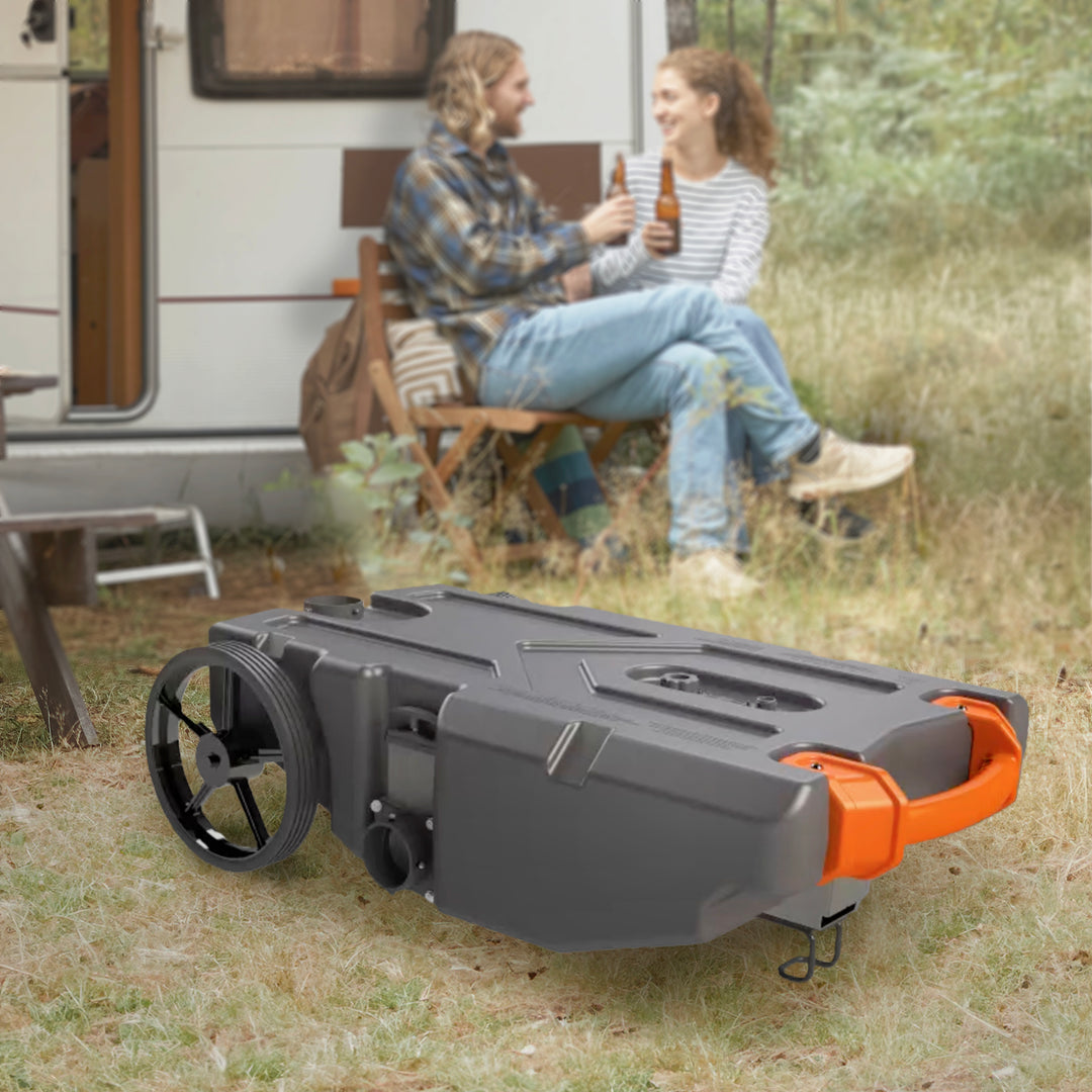 Camco Rhino Portable 36 Gallon RV Waste Tank Holding Hose and Accessories (Used) - VMInnovations