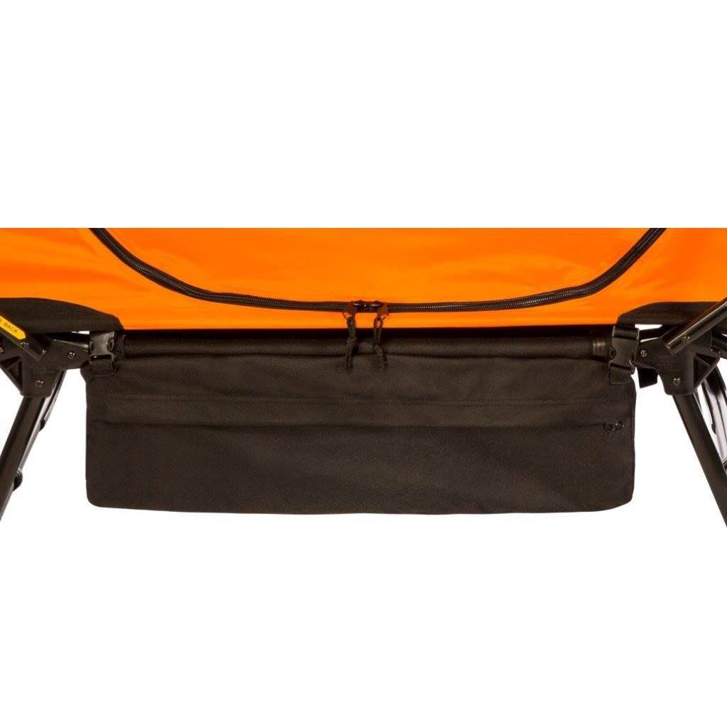 Kamp-Rite Original 1 Person Tent Cot Folding Bed Bundle w/ Valuables Storage Bag