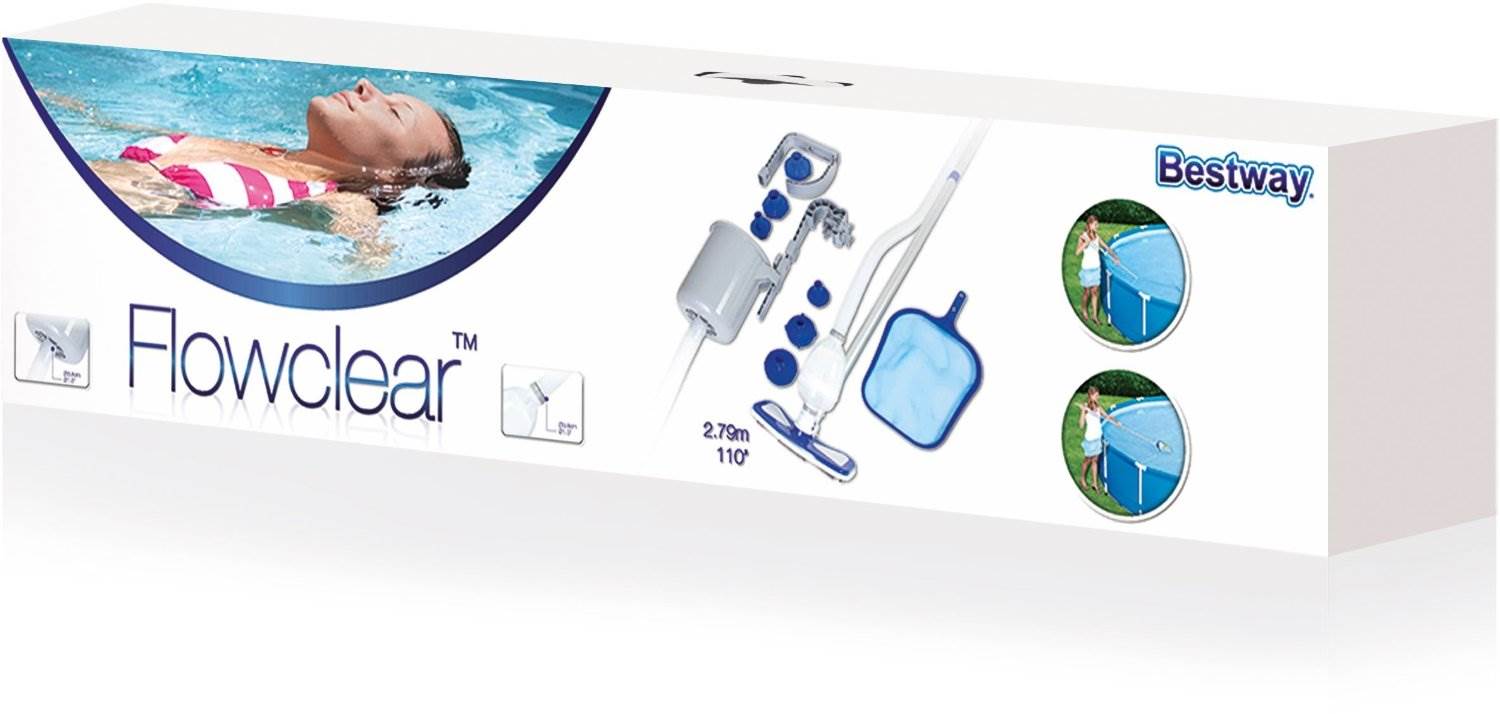 Bestway Pool Cleaning Kit,  Filter Replacement Cartridge (6), Pool Filter Pump