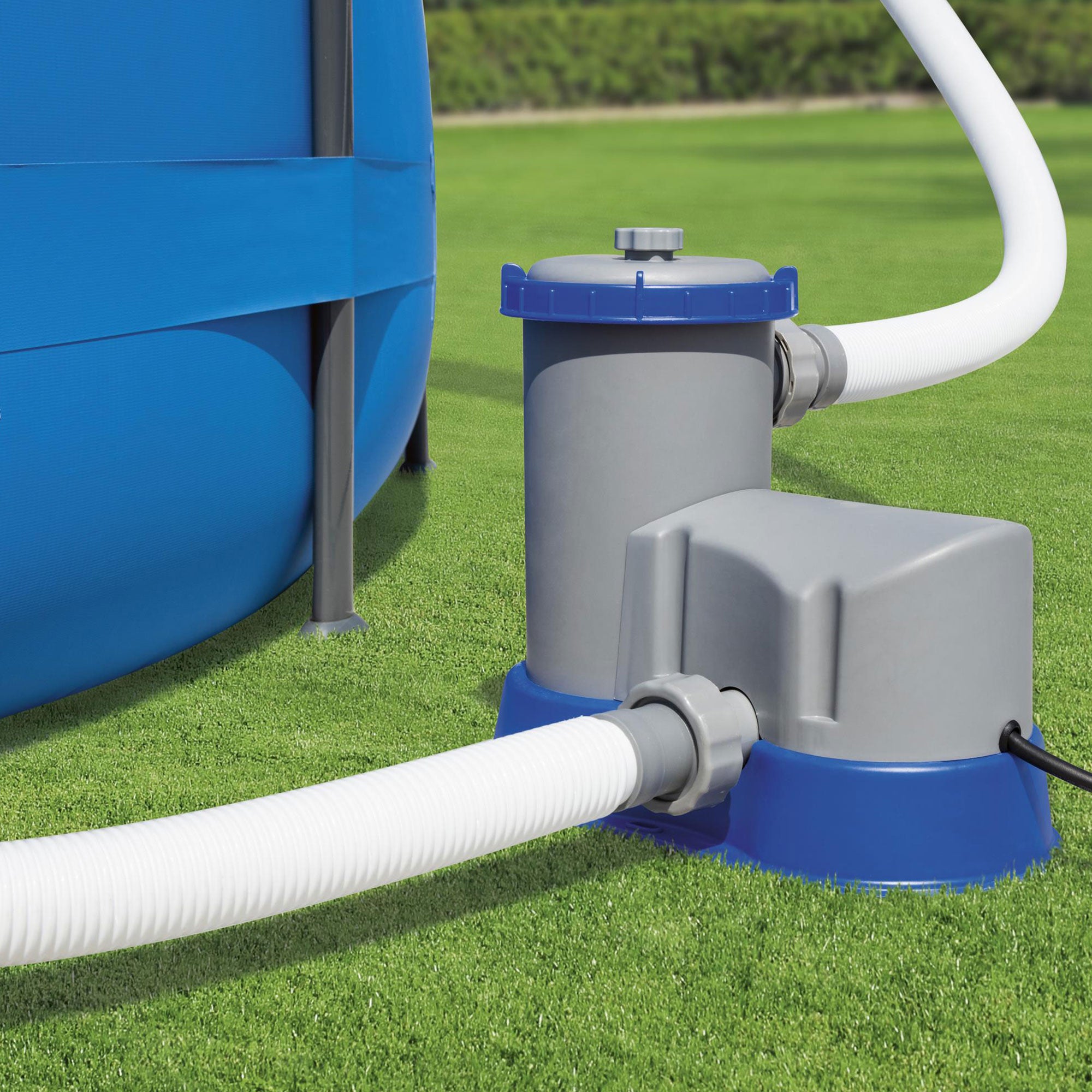 Bestway Pool Filter Pump System, Cleaning Kit, & Replacement Cartridges, 6 Pack
