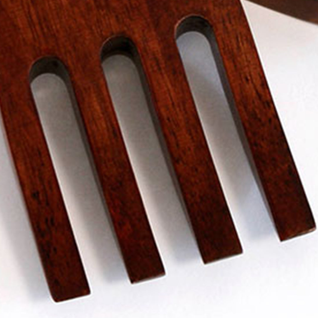 Lipper International Cherry Finished Wood Salad Serving Utensils, (2) (Open Box)