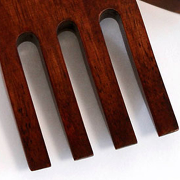 Lipper International Cherry Finished Wood Salad Serving Utensils, (2) (Open Box)