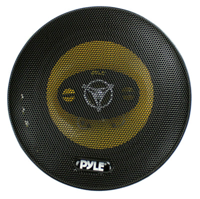 2) NEW PYLE PLG6.4 6.5" 300w 4-Way Car Audio Coaxial Speakers Stereo Yellow