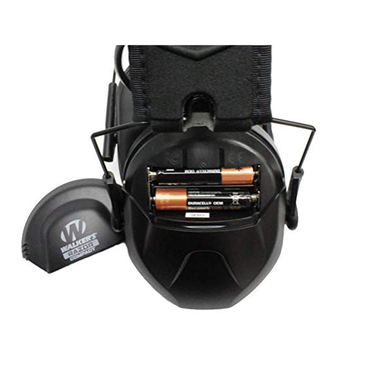 Walker's Razor Slim Shooter Folding Muff Noise Reduction Earmuffs, Black (Used) - VMInnovations