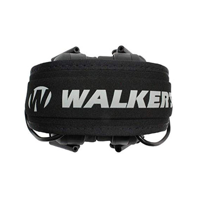 Walker's Razor Slim Shooter Black Electronic Folding Hearing Protection Earmuffs - VMInnovations