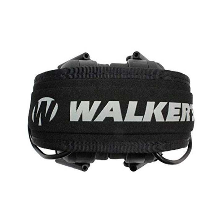 Walker's Razor Shooter Folding Muff Noise Reduction Earmuffs, Black (Open Box)