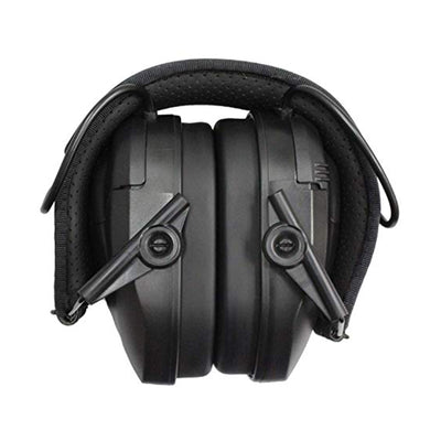 Walker's Razor Slim Shooter Black Electronic Folding Hearing Protection Earmuffs