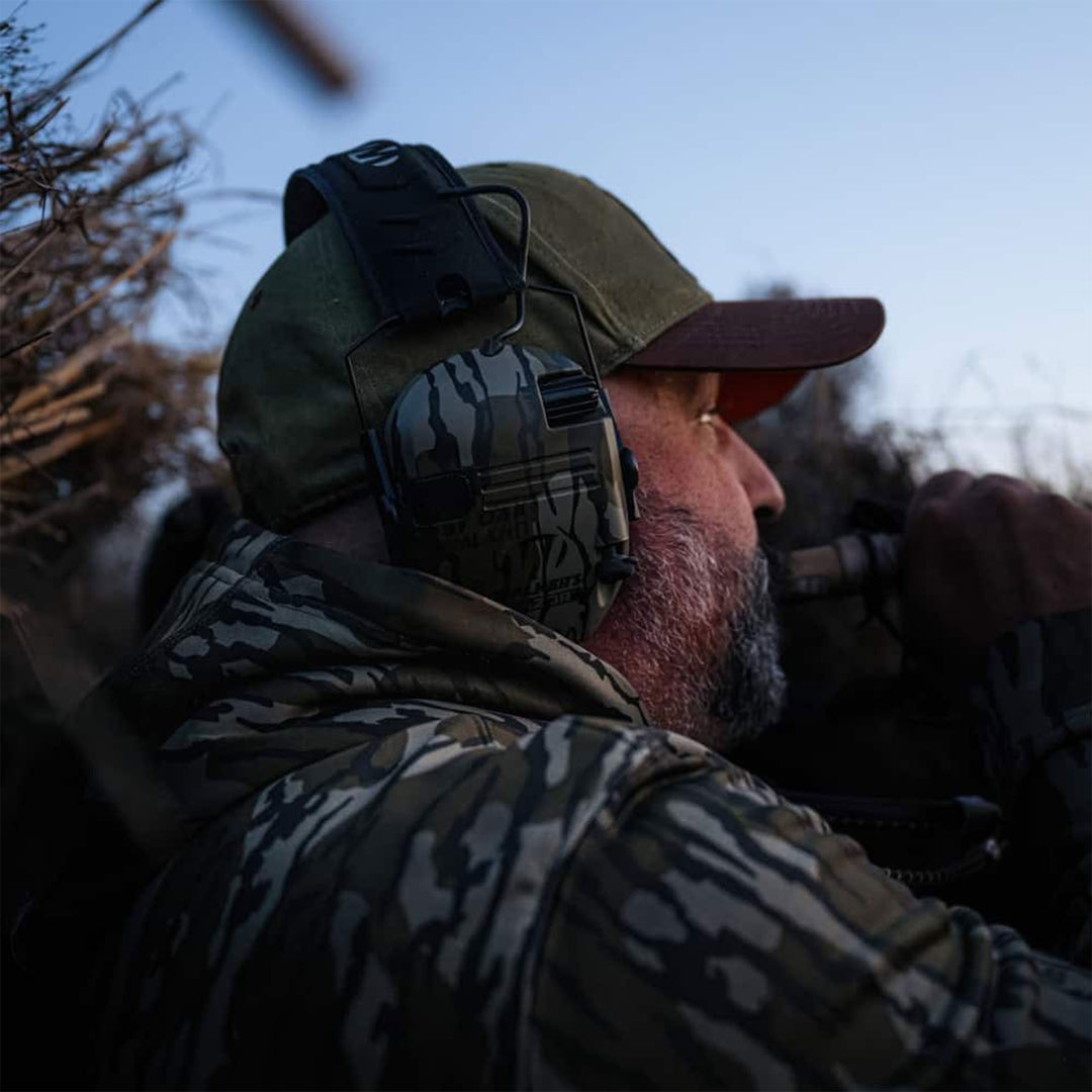 Walkers Razor Slim Shooter Electronic Hearing Protection Earmuffs, Green Patriot - VMInnovations