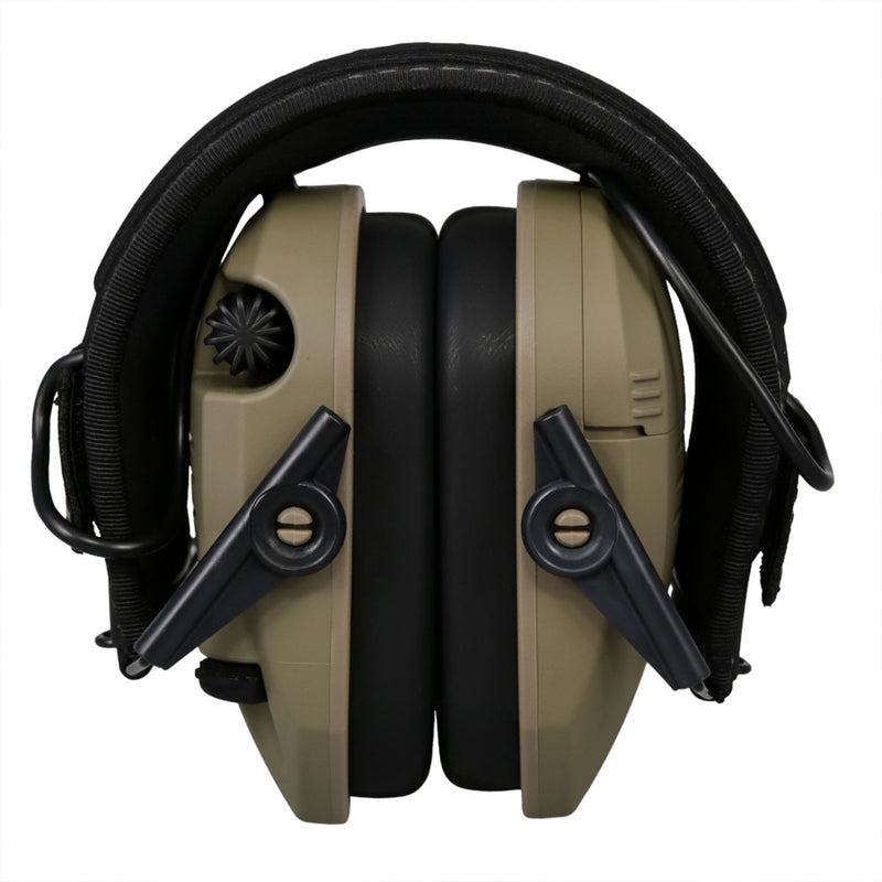 Walkers Razor Slim Electronic Ear Muffs with NRR 23 dB, Tan Patriot (Used)