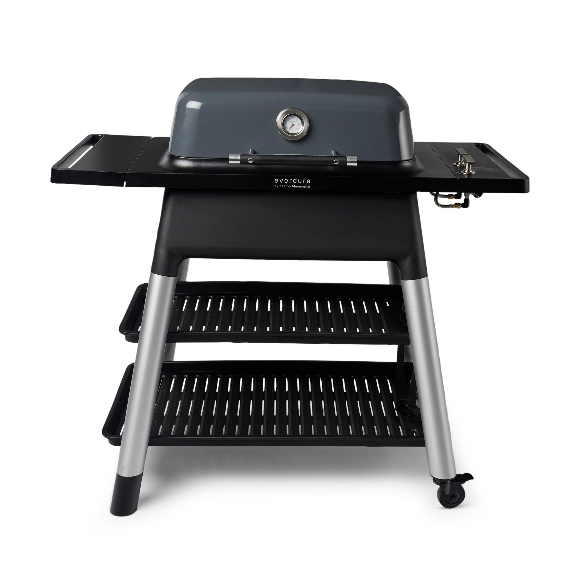 Everdure Force by Heston Blumenthal 2 Burner Freestanding Propane Grill,Graphite