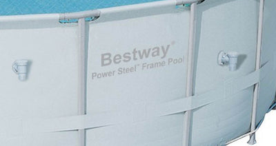 Bestway 13429 16ft x 48in Power Steel Pro Frame Swimming Pool & Round Pool Cover - VMInnovations