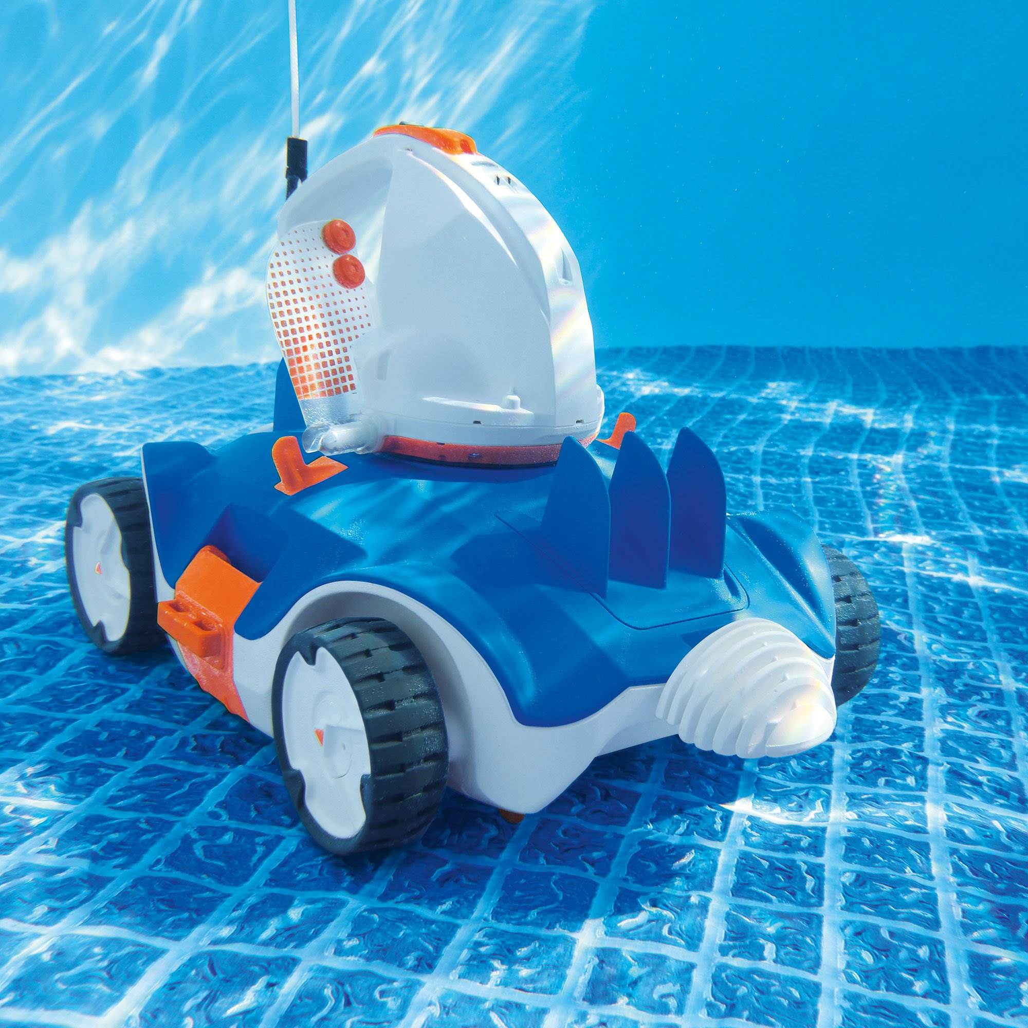 Bestway 16-Foot Frame Pool Set + Aquatronix Autonomous Pool Cleaning Robot