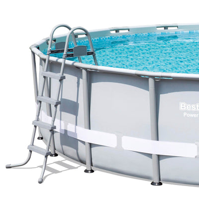 Bestway Steel 20ft x 48in Above Ground Swimming Pool & Pump & Surface Skimmer - VMInnovations